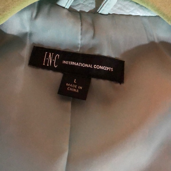 INC vegan leather moto jacket - Picture 4 of 6